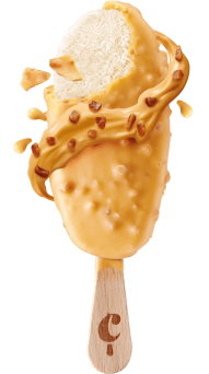 classic paahteinen voi-suolainen karamelli jäätelö